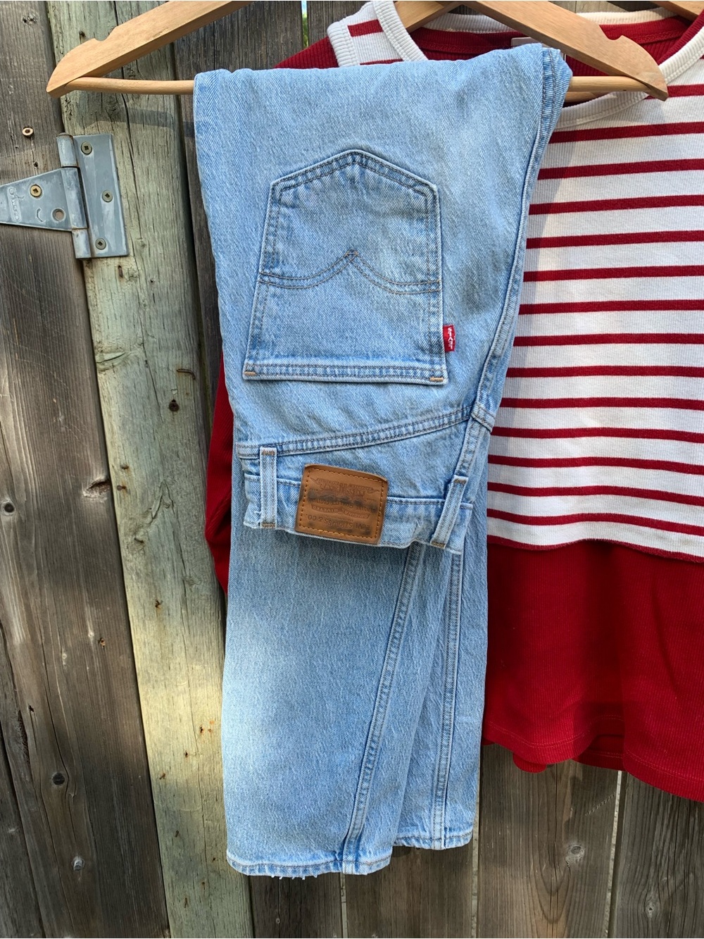 Levi's 70s High Straight Leg High Rise Light Wash Jeans W25 L29 - Picture 14 of 14